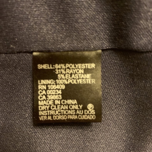 Tahari ASL Navy Dress Size 12 - Picture 7 of 8